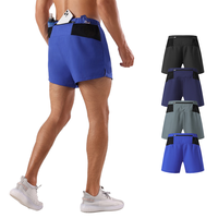 Short de sport personnalisé pour entraînement Gym Men Comfortable Athletic 2 en 1 Running Shorts