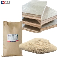 Harga pabrik satu komponen lem bubuk Resin Urea kuning lem kayu untuk papan partikel
