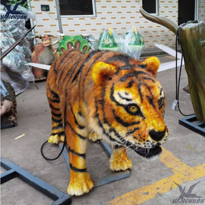 Haichuan-Modèle d'Animaux Robotiques Personnalisable en Usine pour Décoration de Parc à Thème de <span class=keywords><strong>Zoo</strong></span>, Statue de Tigre Animatronique en Mouvement Réaliste - Product Image 3
