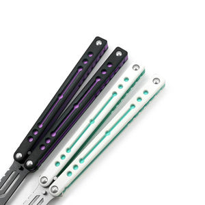 سكين قابل للطي من سبائك الألومنيوم باستخدام الحاسب الآلي جديد مخزون فراشة حبار نوتيلوس V2 مدرب من الفولاذ المقاوم للصدأ للاستخدام الخارجي - Product Image 2