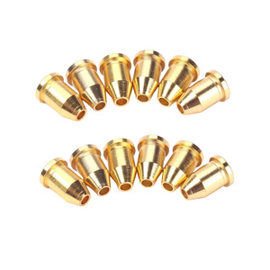 Capuchons de cordes de <span class=keywords><strong>guitare</strong></span> dorés personnalisés en forme de corps et boucles de fixation, compatibles avec les projets DIY de basses et de guitares électriques - Product Image 6