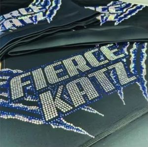 ชุดยูนิฟอร์มทีมกีฬาดีไซน์การถ่ายเทพลอยเทียมเป็นประกายสูงกำหนดได้เอง - Product Image 4