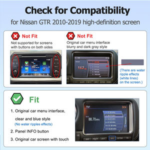 Interface sans fil <span class=keywords><strong>CarPlay</strong></span> Android Auto pour Nissan GTR 2010-2019, avec Mirror <span class=keywords><strong>Link</strong></span>, navigation GPS, DSP, Airplay, sans changement d'écran - Product Image 2