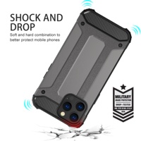 Desain Armor Baru Casing Ponsel Anti Guncangan TPU+PC untuk 13 Pro Max Perlindungan Anti Jatuh Kompatibel Pengisian Daya Nirkabel Tangguh