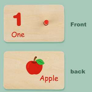 Jeu de bâtons de Cognition Montessori pour enfants, apprentissage préscolaire des maths et des nombres, activités éducatives - Product Image 2