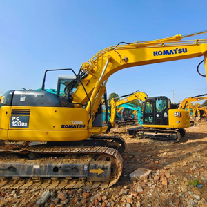 Excavatrice Komatsu PC128US d'occasion, poids opérationnel de 12 tonnes, avec moteur PLC, pompe et roulement, composants d'origine pour la construction et l'exploitation minière - Product Image 3