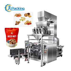 Machine d'emballage automatique de sachets préformés à fermeture éclair pour la vente de granulés, de noix, de graines, de granulés, de sachets doypack - Product Image 1