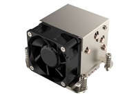 Refroidisseur de processeur de serveur AM5 2U efficace 200W avec 4 caloducs et ventilateur PWM 4 broches pour la série Ryzen 7000, solution de refroidissement par air