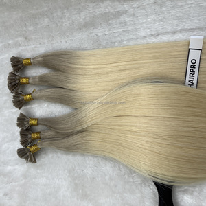 Última Venta Caliente Leshine Suelto Pelo <span class=keywords><strong>de</strong></span> Onda Profunda <span class=keywords><strong>Europa</strong></span> Cutícula Alineada <span class=keywords><strong>Punta</strong></span> en U Doble Dibujado Ruso Pre-Bonded Cabello Sin Procesar - Product Image 4