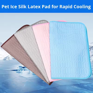 Hunde-Kühlmatte Sommer-Kühlbett Langlebiges Atmungsaktives Polyester Einfaches Design Waschbar Hitzebeständig Verstellbare Haustier-Kühlmatte - Product Image 3