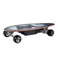 Planche de skateboard électrique longue, 9 pouces, avec double Hub, motorisé, hors route, Sport