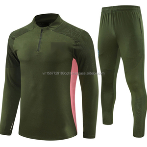 ชุดฝึกซ้อมฟุตบอลแขนยาวพิมพ์ลาย ระบายอากาศ ป้องกันรังสียูวี ซิปครึ่งตัว ผ้าแห้งเร็ว ยืดหยุ่น ชุดแข่งขัน - Product Image 4