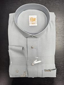 Venta caliente clásico blanco hilado poliéster tela Stand <span class=keywords><strong>Collar</strong></span> Qatar Robe con mangas de puño y botón de metal túnica musulmana - Product Image 3