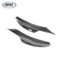 Véritable carbone sec haut ajustement sans écart pare-chocs avant séparateur lèvre avant volets pour BMW E90 335i LCI M Tech 09-12