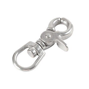 Llavero con Clip Giratorio para Perro, con Pinzas Grandes y Pequeñas, Clip de Cangrejo de Acero Inoxidable y Accesorios de Ferretería, Llaveros Metálicos - Product Image 1