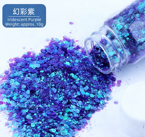 TIMESRUI Poudre de paillettes irisée effet caméléon, pigment œil de fée pour résine, silicone, plâtre, béton et projets artistiques DIY - Product Image 5