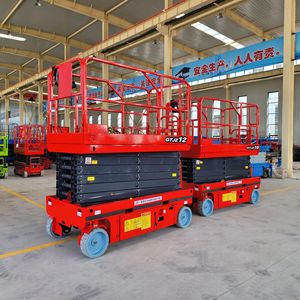 Plateforme élévatrice à ciseaux électrique hydraulique automotrice, équipement de travail en hauteur GTJZ12 GTJZ10, construction en acier - Product Image 1