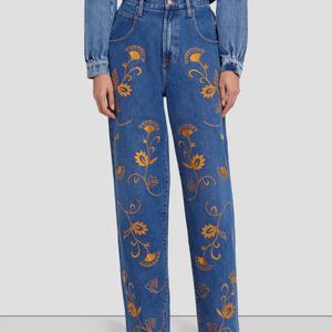 Jeans baggy rétro brodés personnalisés des années 90 pour femmes - Product Image 3