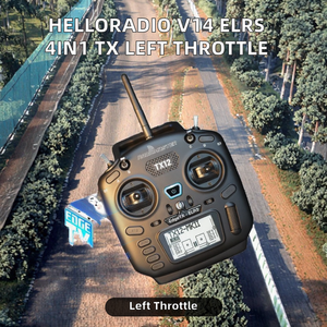 Émetteur HelloRadio V14 ELRS 4-en-1 Édition Basique 2,4 GHz avec Accélérateur Gauche Compatible <span class=keywords><strong>Drone</strong></span> de Course FPV RC pour Unité Aérienne O4 - Product Image 2