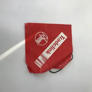 300 MM × 300 MM individuelles gedrucktes Logo rote Warnflaggen orange Outdoor-Pvc-Bauwerk Verkehrssicherheitsflagge für Lkw-Auflieger Auto