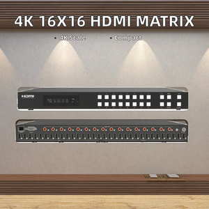 Matriz 16x16 para 2.0b 18Gbps 4K con Escalado y ARC EDID para Mini Sistema Reproductor de Blu-ray Sistema de Cine en Casa - Product Image 3