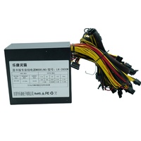 렉캉 링마오 서버/PC 파워 서플라이 4U 2800W/2400W/3000W 20+4핀 인터페이스 4090 네 개의 그래픽 카드 작동 지원 데스크탑용 재고