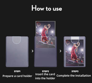   Protège-cartes rigides en plastique 35pt de 3x4 pouces pour cartes TCG, de baseball et de sport, avec pochettes de protection (Top Loaders et Penny Sleeves) - Product Image 4