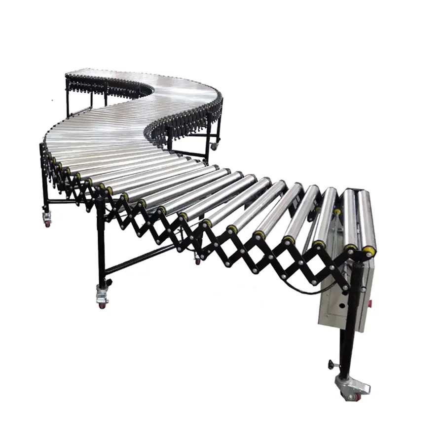 Factory price oem custom high quality curved corner roller conveyor system hanging conveyor system