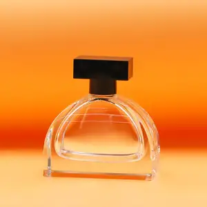 Perfume Manufacturer Cosmetic 30ml 50ml 100ml Crimp Cylinder Round Glass Empty Perfume Bottles For Women Bulk