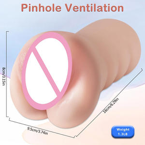 Dispositif de masturbation d'éjaculation d'insertion réaliste masturbateurs anaux masculins jouets sexuels oraux en <span class=keywords><strong>Latex</strong></span> homme matériau souple simulateur de vagin - Product Image 3