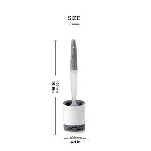Masthome dernier support en plastique de salle de bain chaude avec tête de distribution de savon doux TPR nettoyage <span class=keywords><strong>brosse</strong></span> de <span class=keywords><strong>toilette</strong></span> en <span class=keywords><strong>Silicone</strong></span> - Product Image 6