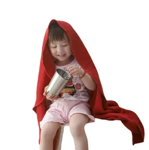 <span class=keywords><strong>Couverture</strong></span> en coton pour <span class=keywords><strong>bébé</strong></span>, <span class=keywords><strong>couverture</strong></span> tricotée pour garçons et filles - Product Image 1