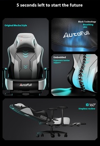 AutoFull C3 <span class=keywords><strong>Titan</strong></span> <span class=keywords><strong>Chaise</strong></span> de jeu <span class=keywords><strong>Chaise</strong></span> d'ordinateur <span class=keywords><strong>Chaise</strong></span> de canapé ergonomique avec cadre de support de pied - Product Image 5