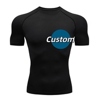 Sous-vêtements à séchage rapide Slimfit Gym Été Personnalisé Football T-shirts imprimés de haute qualité pour hommes