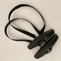 ZHOYA - Banda de resistencia transfronteriza de ABS con mango de cuerno de buey para fitness, herramienta de remo y tracción, agarre en forma de arco para dominadas/pull-down