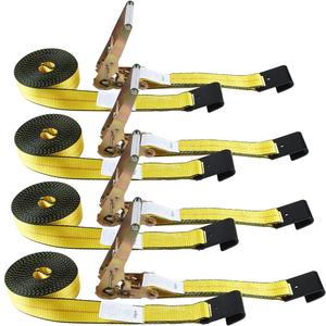 <span class=keywords><strong>Sangle</strong></span> à <span class=keywords><strong>cliquet</strong></span> robuste de haute qualité en gros 2in 5000kg avec crochet plat pour l'arrimage de la cargaison du camion - Product Image 1