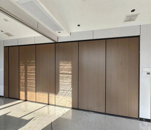Treo có thể hoạt động tường MDF có thể tháo rời âm thanh trượt airwall chia di chuyển gấp phân vùng tường cho nhà văn phòng - Product Image 5