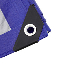 Bâche PE de style chaud Bâche résistante à l'eau Poly Canvas Lona Impermeavel 3x4