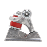 WOODSEN Pro Quality Gravity Casting Aluminium Alloy 5.25inch Double Rocker Skateboard Trucks Chromoly Steel Axle 85A Skateboard
