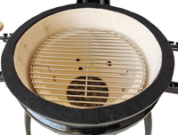 Mission 15 pouces Portable & Outdoor Egg Céramique Grill Barbecue Grill avec différents accessoires
