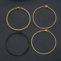 Un bracelet en acier inoxydable populaire pour les hommes, accessoires de bijoux en Europe et en Amérique, avec un style simple et tendance