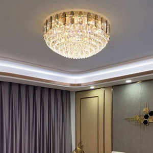 Lámpara colgante de techo redonda con bola de cristal de araña de lujo con Control remoto más vendido - Product Image 2