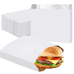 Hamburger sandviç alüminyum folyo <span class=keywords><strong>Hot</strong></span> <span class=keywords><strong>Dog</strong></span> çanta, yağ dayanıklı hizmet çerez torbaları <span class=keywords><strong>Hot</strong></span> Dogs için - Product Image 3