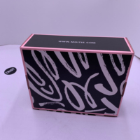 Boîte-cadeau d'enveloppe en carton ondulé rose imprimé personnalisé du fabricant UV pour boîtes d'emballage en papier d'expédition de vêtement cosmétique