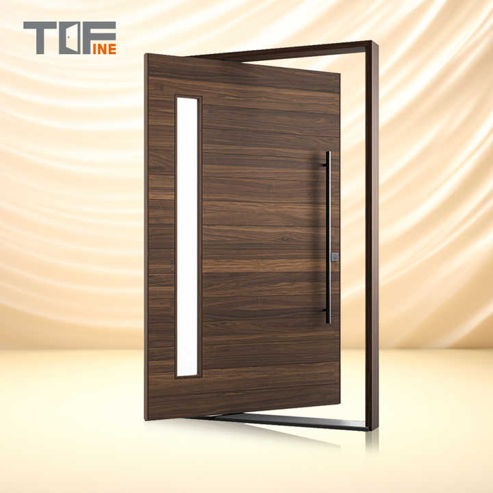 Luxury Aluminum Exterior Design Reference: Seeyesdoor Luxury Metal Cast Aluminum Pivot Entrance Door Modern