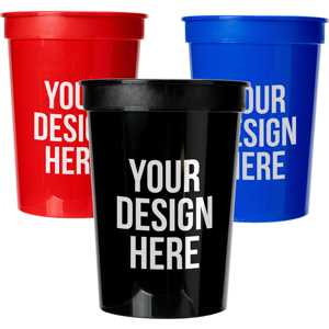 Low MOQ Customizable 12oz Stock <b>Reusable</b> Stadium Marketing <b>Cups</b> for Wedding, Event & Promotional Use - Product Image 2