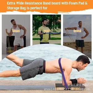 Tabla de estiramiento de madera maciza, equipo de fitness, tabla de ejercicios portátil para entrenamiento en casa y gimnasio - Product Image 4