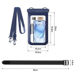 Bolsa Impermeable Universal para Teléfono de PVC Transparente para Equipo de Buceo, Natación y Deportes al Aire Libre con Cordón Flotante Sellado - Product Image 2