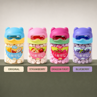 Yaourt séché Aimo Melt Bean saveur fraise, collation saine pour bébés, boîte de 14g, fond dans la bouche, fourniture d'usine OEM