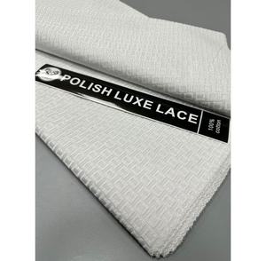 Tissu en dentelle africaine polonaise, dentelle suisse en coton blanc poli, dentelle de <span class=keywords><strong>luxe</strong></span> pour hommes, fête, mariage de haute qualité - Product Image 3
